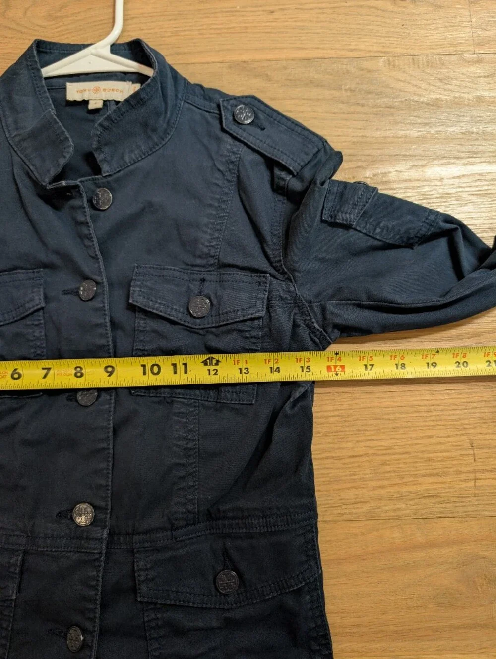 Tory Burch Men's Military Field Jacket in Navy